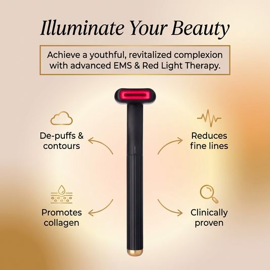 LunaBeauty: Illuminating EMS & LED Light Therapy Wand