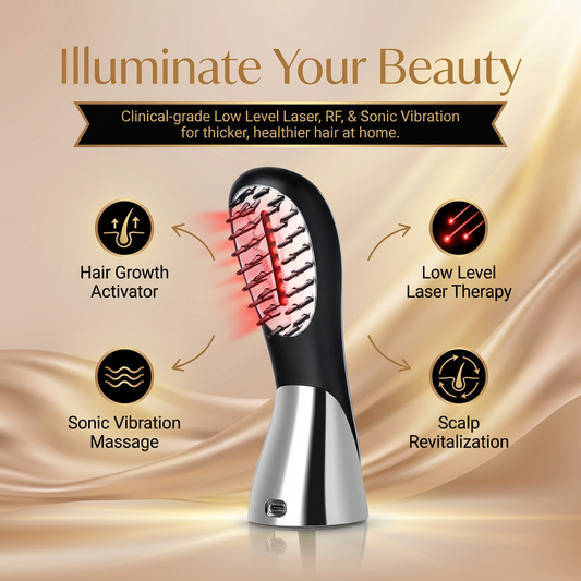LaserBoost+ RF Sonic & LL-Laser Hair Growth Brush