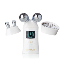 ElectraLume 3-in-1 microcurrent and LED facial device, handheld