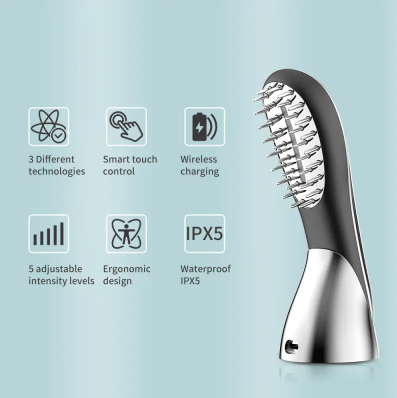 LaserBoost+ RF Sonic & LL-Laser Hair Growth Brush