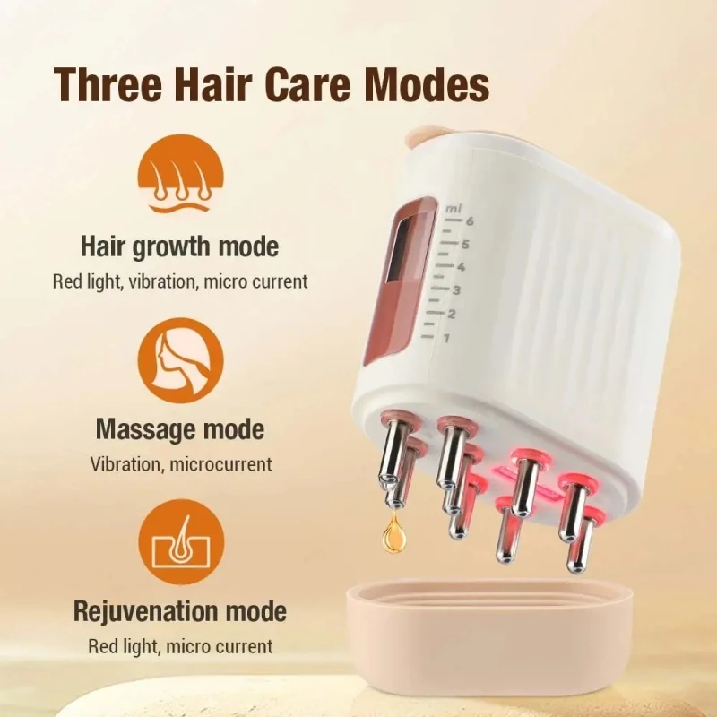 Boost Brush: Pro Mini 2-in-1 Microcurrent Scalp Massager & Hair Oil Ap