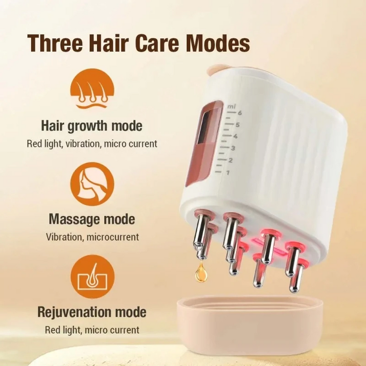 Boost Brush:  Pro Mini 2-in-1 Microcurrent Scalp Massager & Hair Oil Applicator