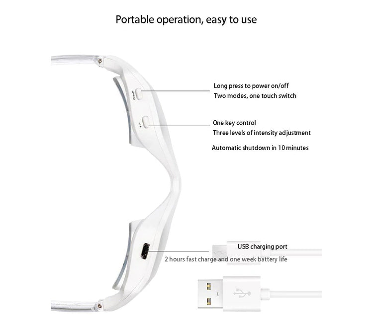 EyeYouth RevivaL: EMS + Red Light Therapy Device