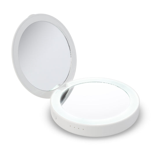 GOGO Bright Rechargeable LED Travel Mirror